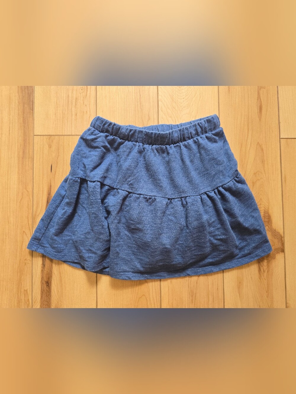 jumping beans Blue Tiered Mini Skirt with Elastic Waistband
